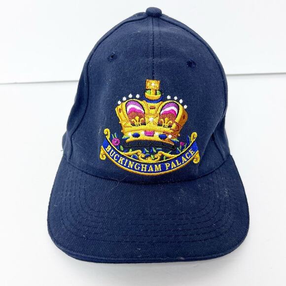 Buckingham Palace Embroidered Navy Baseball Cap Unisex One Size - Picture 1 of 10